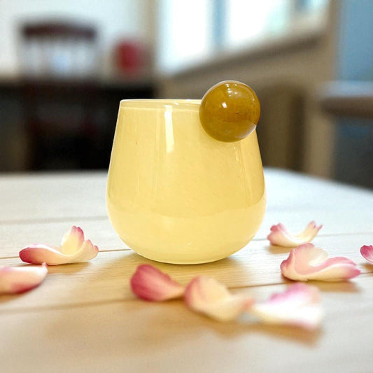 Florero Decorativo Home Elegance de Vidrio / Marrón Brillante / 5" x 4" - Home Elegance - Titan.com.pa - 2100000833269