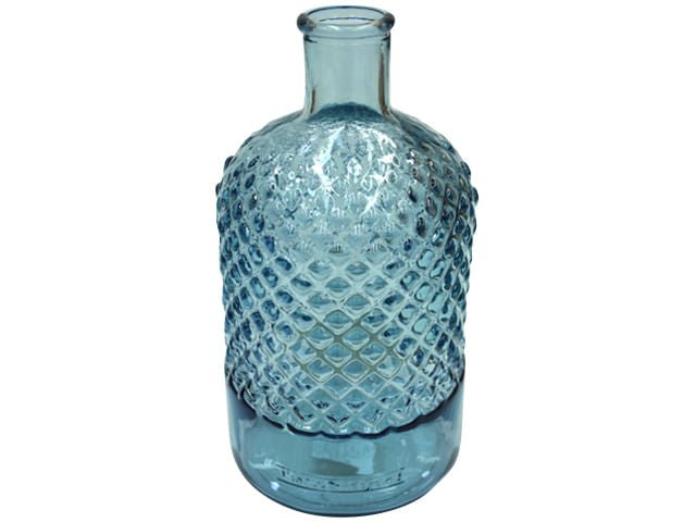 Florero Vsm Blue Vidrio