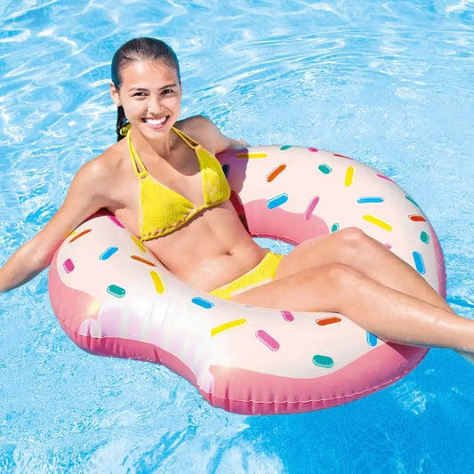 Flotador Redondo Donut Rosa – 107 cm / Intex - Intex - Titan.com.pa - 6941057407296