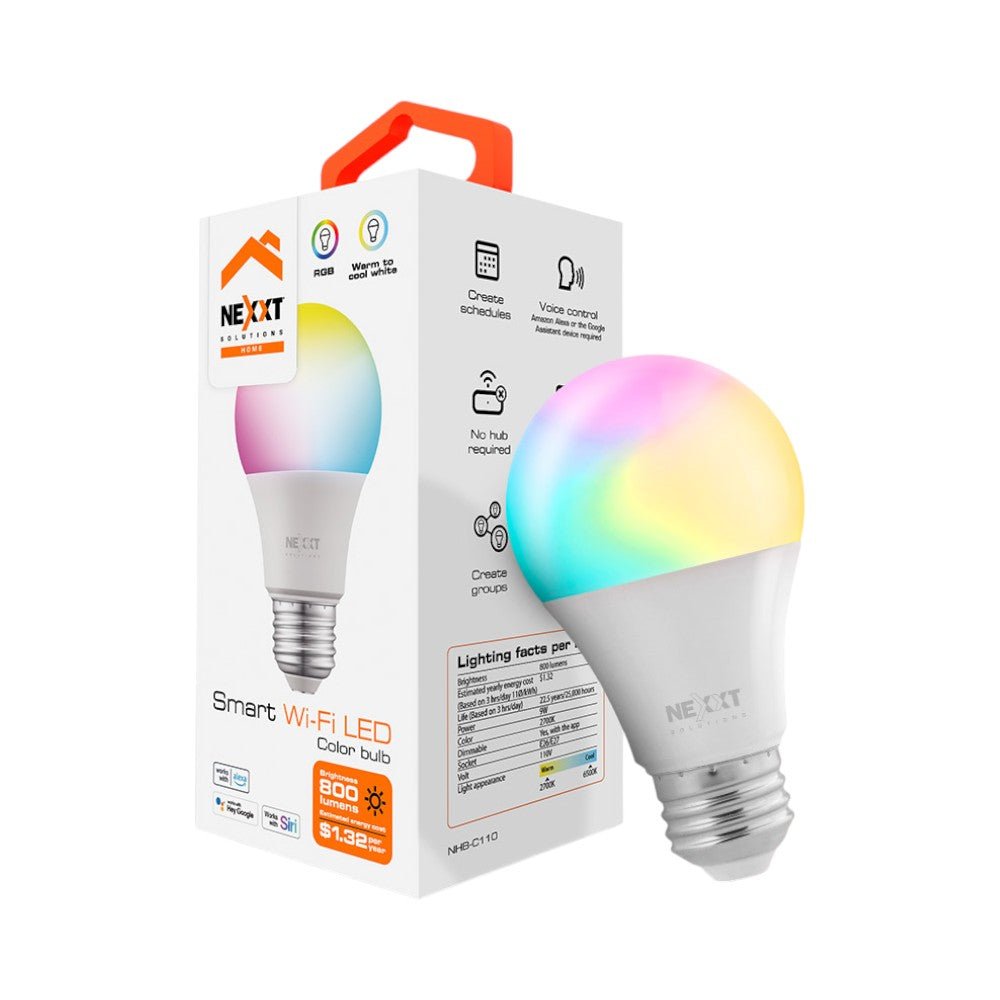 Foco Nexxt Solutions Smart Led / Rgb / 110V - Nexxt Solutions - Titan.com.pa - 798303057899
