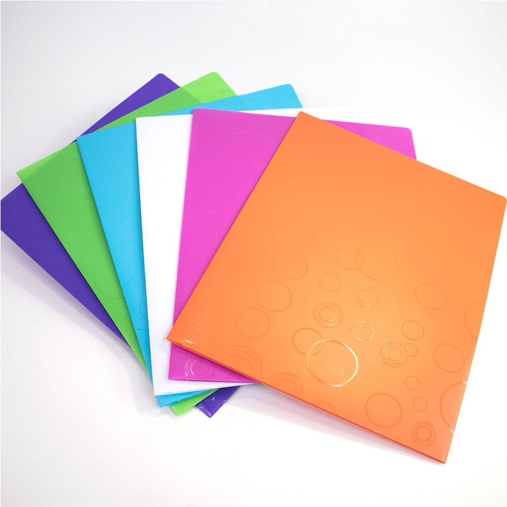 Folder Bazic Estampado con Bolsillo 8.5" x 11" - Surtido