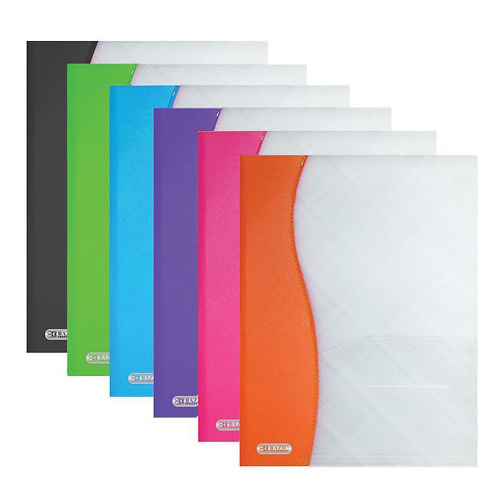 Folder Bazic Liso con Bolsillo - Surtido