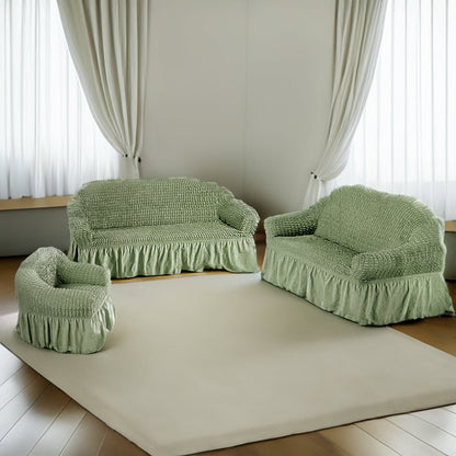 Forro De Sofá Beneli Home Set 3 Pzas Sage - Beneli Home - Titan.com.pa - 7453129420182