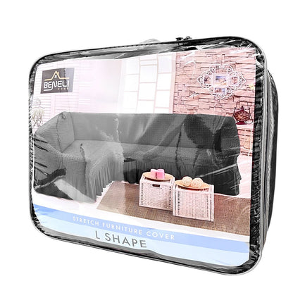 Forro De Sofá L Beneli Home 43 X 38 X 16 Negro - Beneli Home - Titan.com.pa - 7453129420298