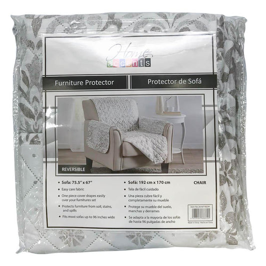 Forro Para Sofá Home Accents 1 Puesto 75.56" x 67" - Beige