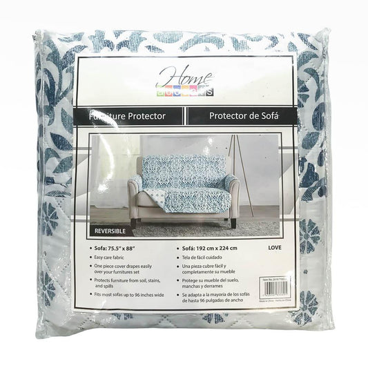 Forro Para Sofá Home Accents 2 Puestos 75.5" x 88" - Azul