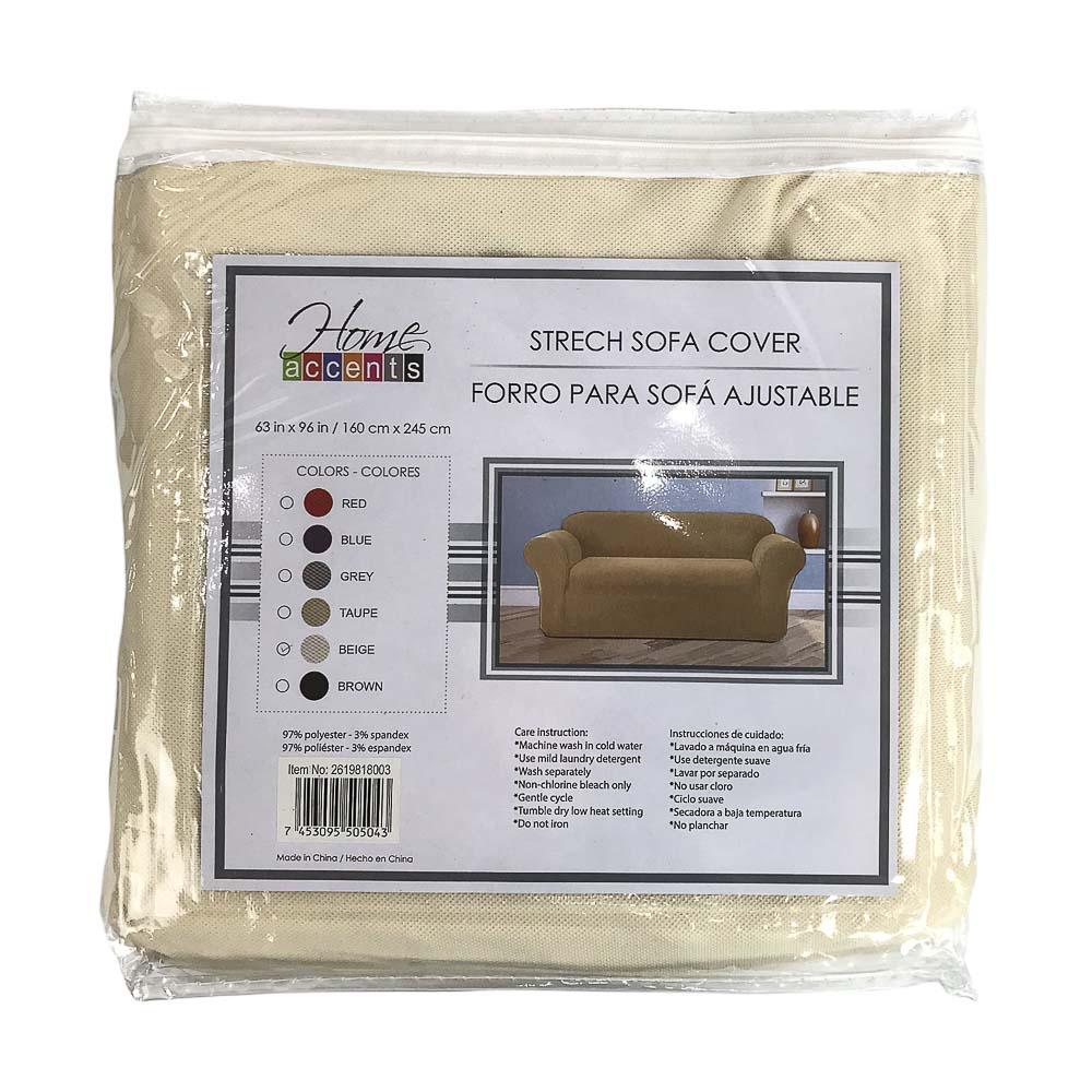Forro Para Sofá Home Accents Ajustable de 63" x 96" 3 Puestos - Surtido