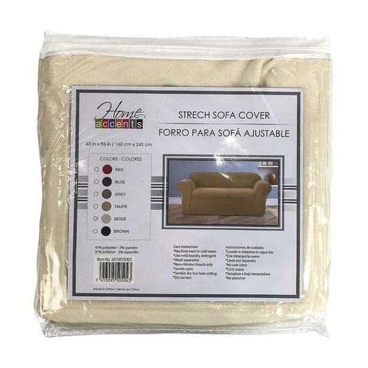 Forro Para Sofá Home Accents Ajustable de 63" x 96" 3 Puestos - Surtido