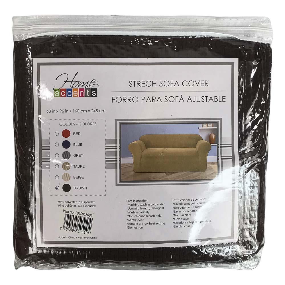 Forro Para Sofá Home Accents Ajustable de 63" x 96" 3 Puestos- Surtido