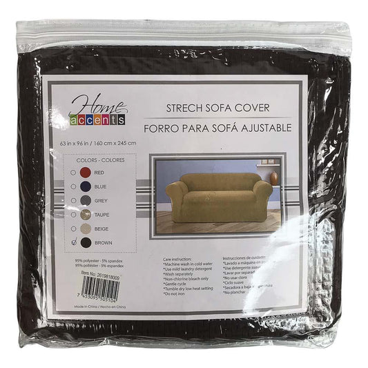 Forro Para Sofá Home Accents Ajustable de 63" x 96" 3 Puestos- Surtido