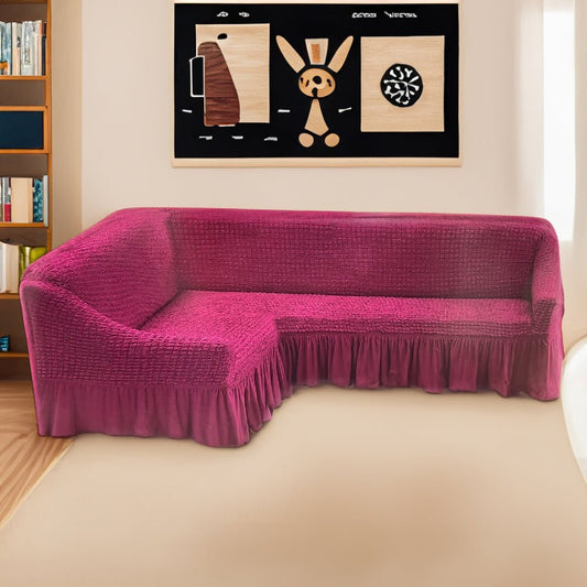 Forro Sofá L Beneli Home 43 X 38 X 16 Rojo Vino - Beneli Home - Titan.com.pa - 7453129420304