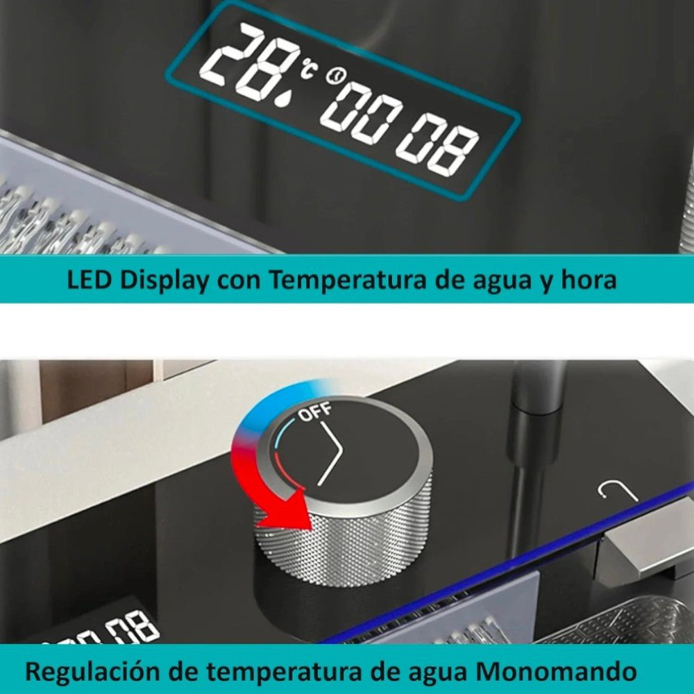 Fregador de Cocina Carbone Multifuncional / Acero Inoxidable - Carbone - Titan.com.pa - 7454402015552