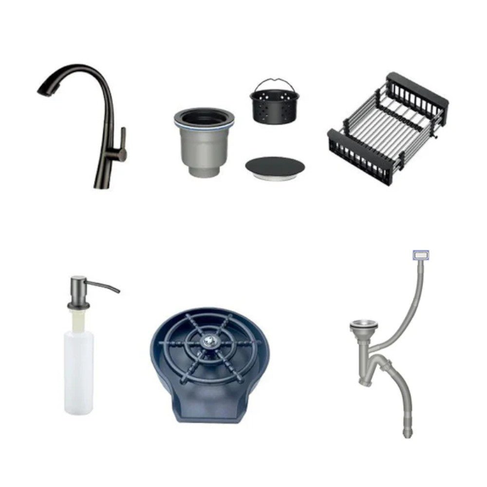 Fregador Multifunción Drija 76.2 cm / Acero Inoxidable Satín / Bolonia 76 - Drija - Titan.com.pa - 710497348690