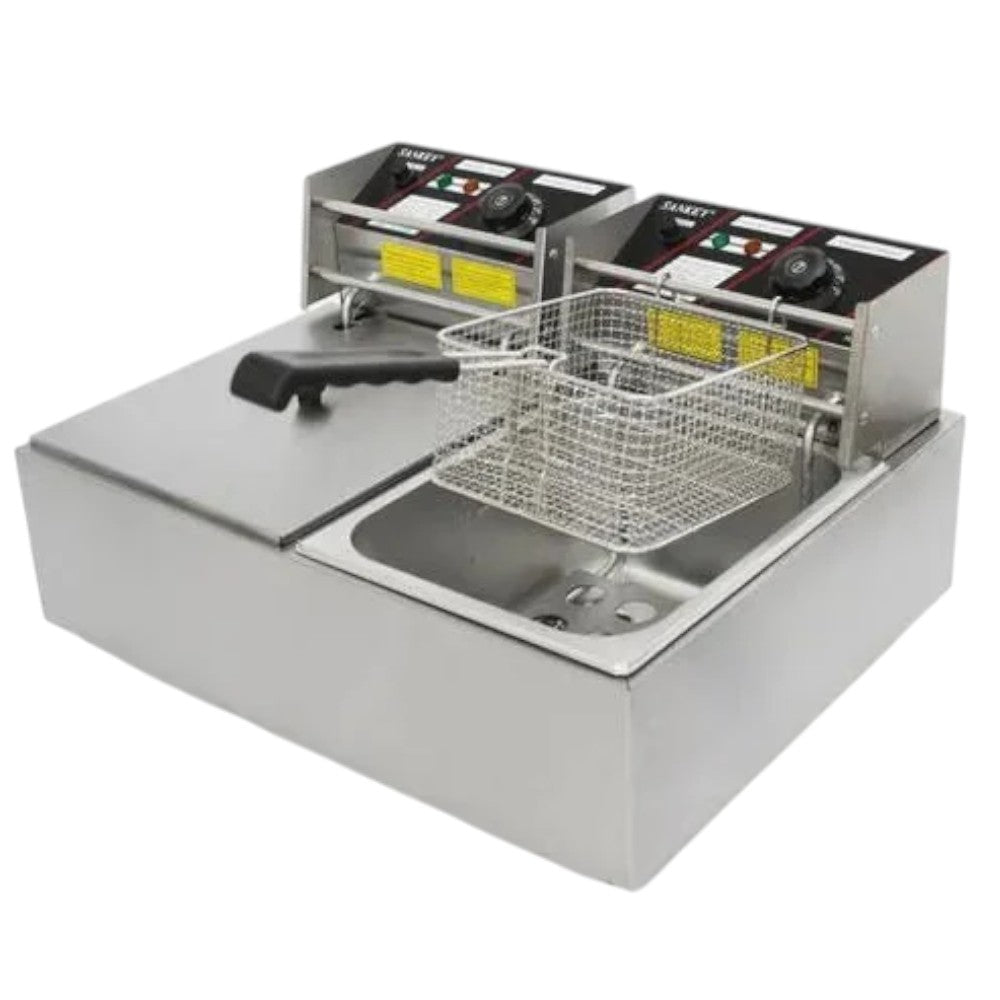 Freidora de Aceite Eléctrica Doble Sankey - Sankey - Titan.com.pa - 7453013517905