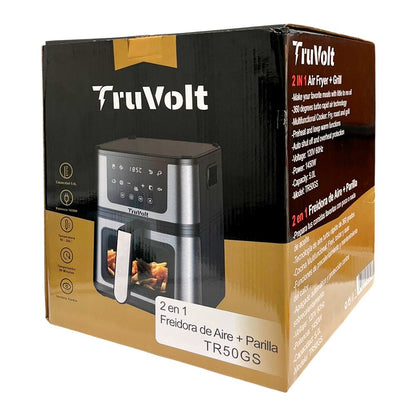 Freidora de Aire + Grill 2 en 1 TruVolt / 5 Litros - Truvolt - Titan.com.pa - 238202641343