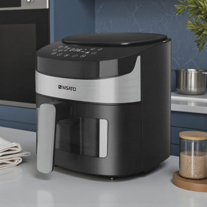 Freidora de Aire Nisato 4.2 Litros / 1200W / Negro - Nisato - Titan.com.pa - 115300803807