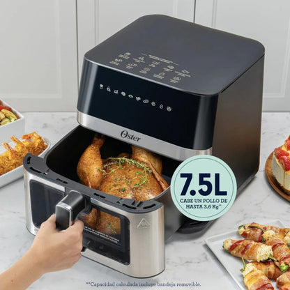 Freidora de Aire Oster 7.5 Lt digital de 10 programas en el Titán Panamá.