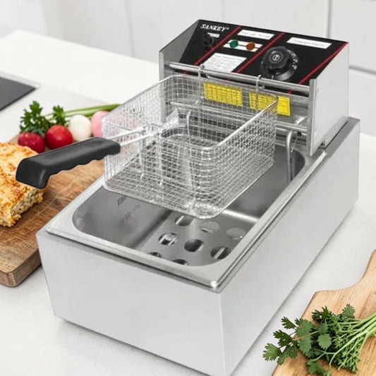 Freidora Eléctrica de Aceite Sankey 1 Cesta - Sankey - Titan.com.pa - 7453013517882