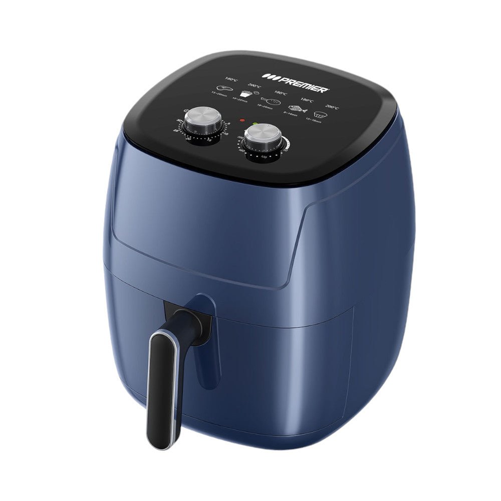 Freidora Eléctrica Premier 5.5 Litros / Sin Aceite / Azul Oscuro - Premier - Titan.com.pa - 7453064742998