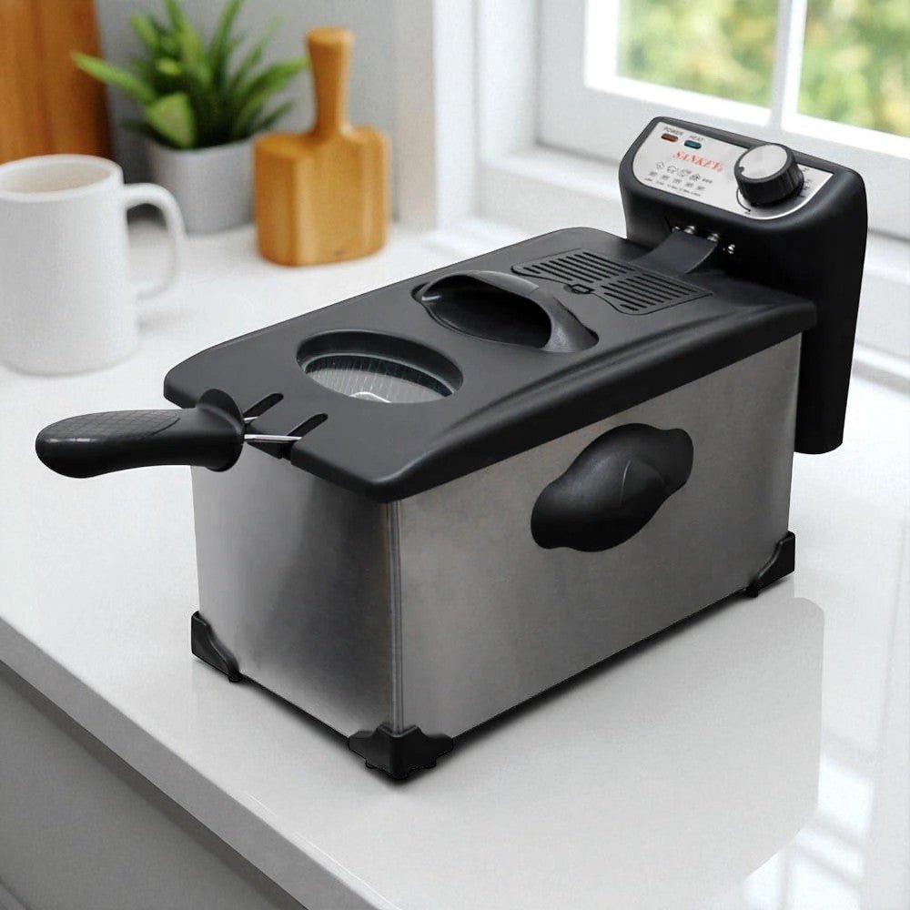 Freidora Sankey / Acero Inoxidable / 3 Litros / 1500 W - Sankey - Titan.com.pa - 7453013526006