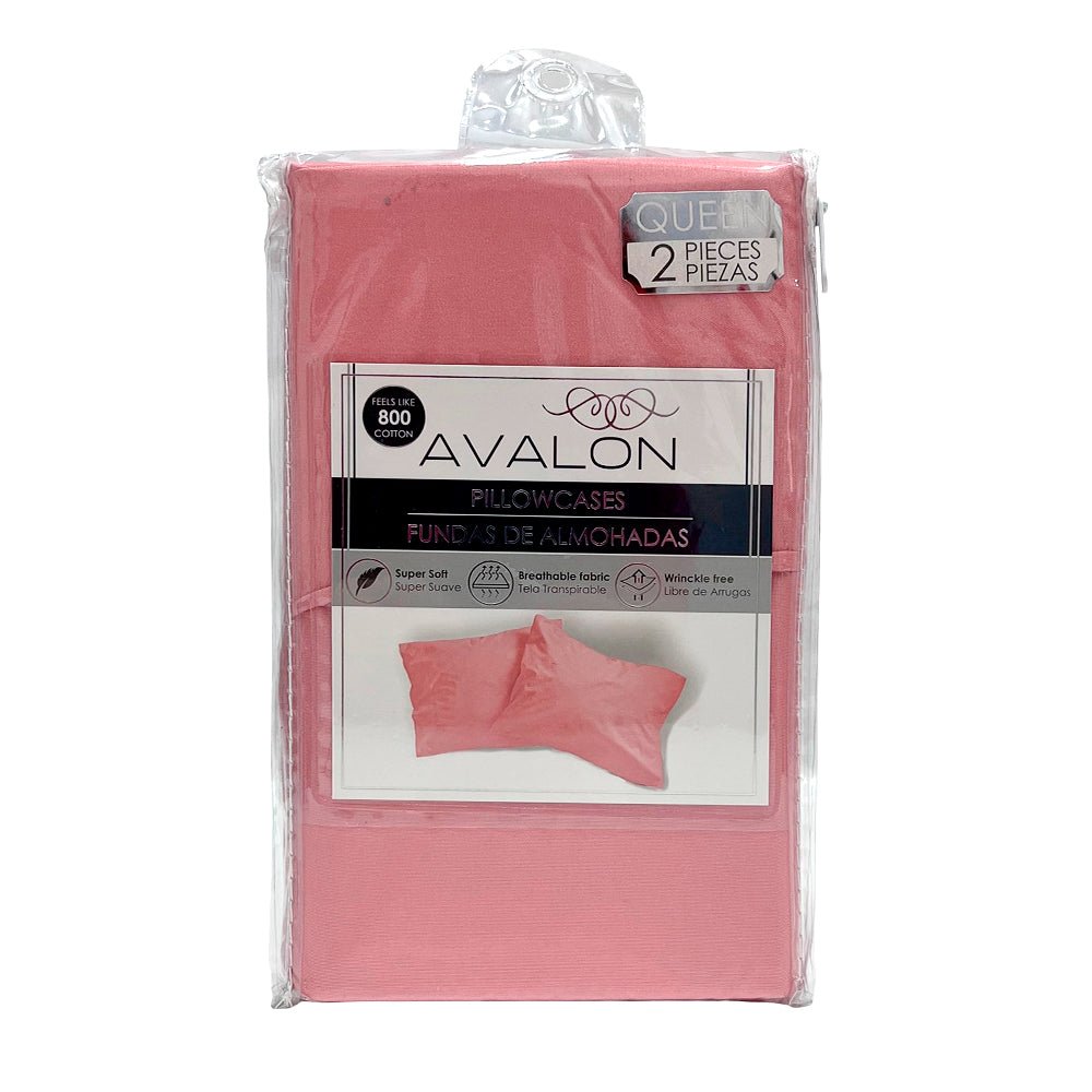 Fundas De Almohada Coral 2 Piezas Queen - Avalon - Avalon - Titan.com.pa - 7453112324923