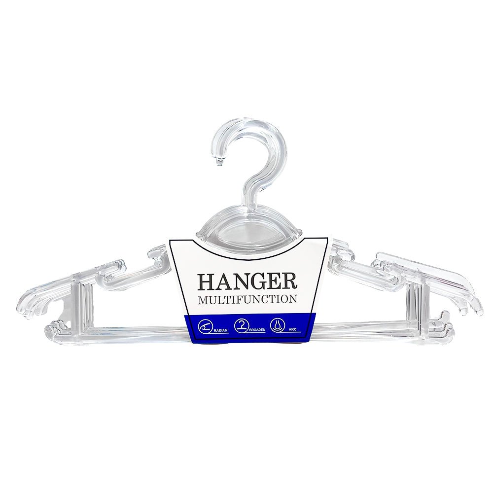 Ganchos Para Ropa Plástico Transparente 6 Piezas - Easy Home - Easy Home - Titan.com.pa - 2100000078417