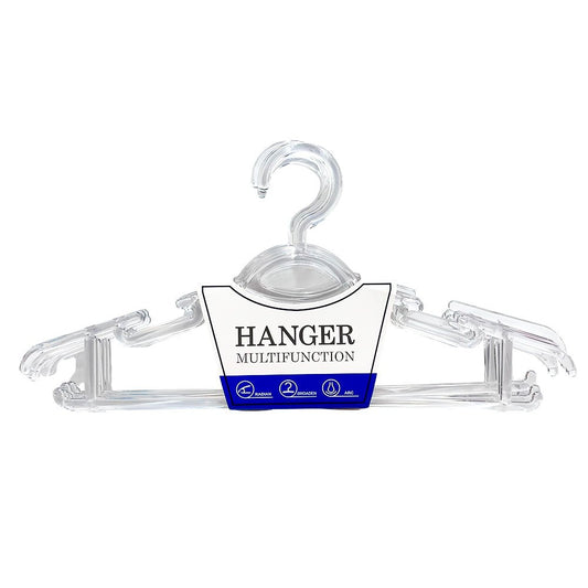Ganchos Para Ropa Plástico Transparente 6 Piezas - Easy Home - Easy Home - Titan.com.pa - 2100000078417