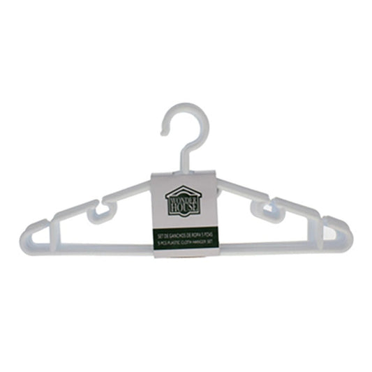 Ganchos Wonder House de Plastico 5 Piezas