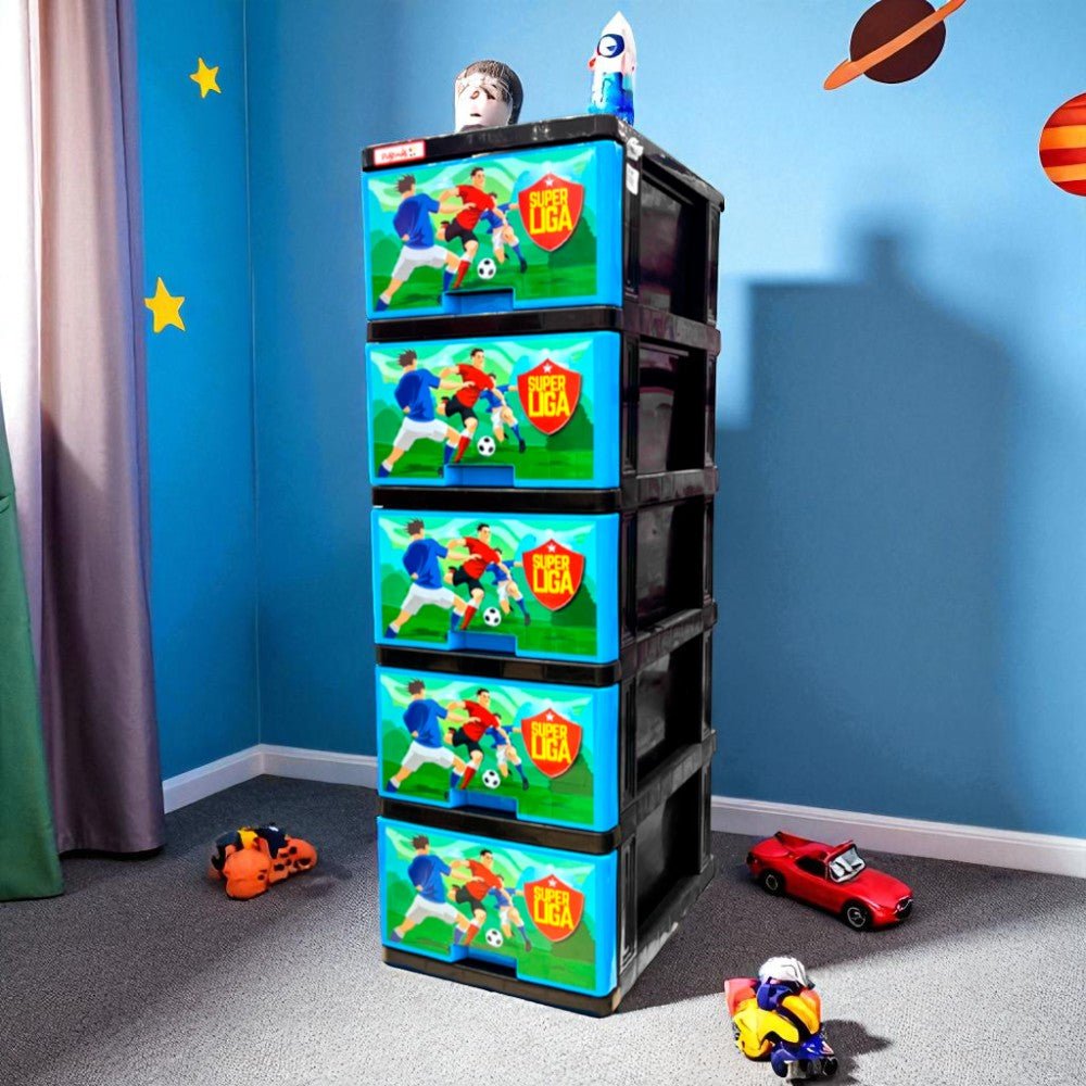 Gavetero Mediano Plastimas De 5 Gavetas / Super Liga - Plastimas - Titan.com.pa - 7424628502846