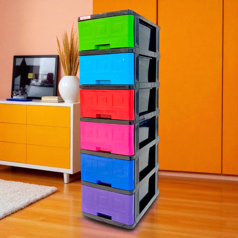 Gavetero Mediano Plastimas De 6 Gavetas Combinado - Plastimas - Titan.com.pa - 792612403736