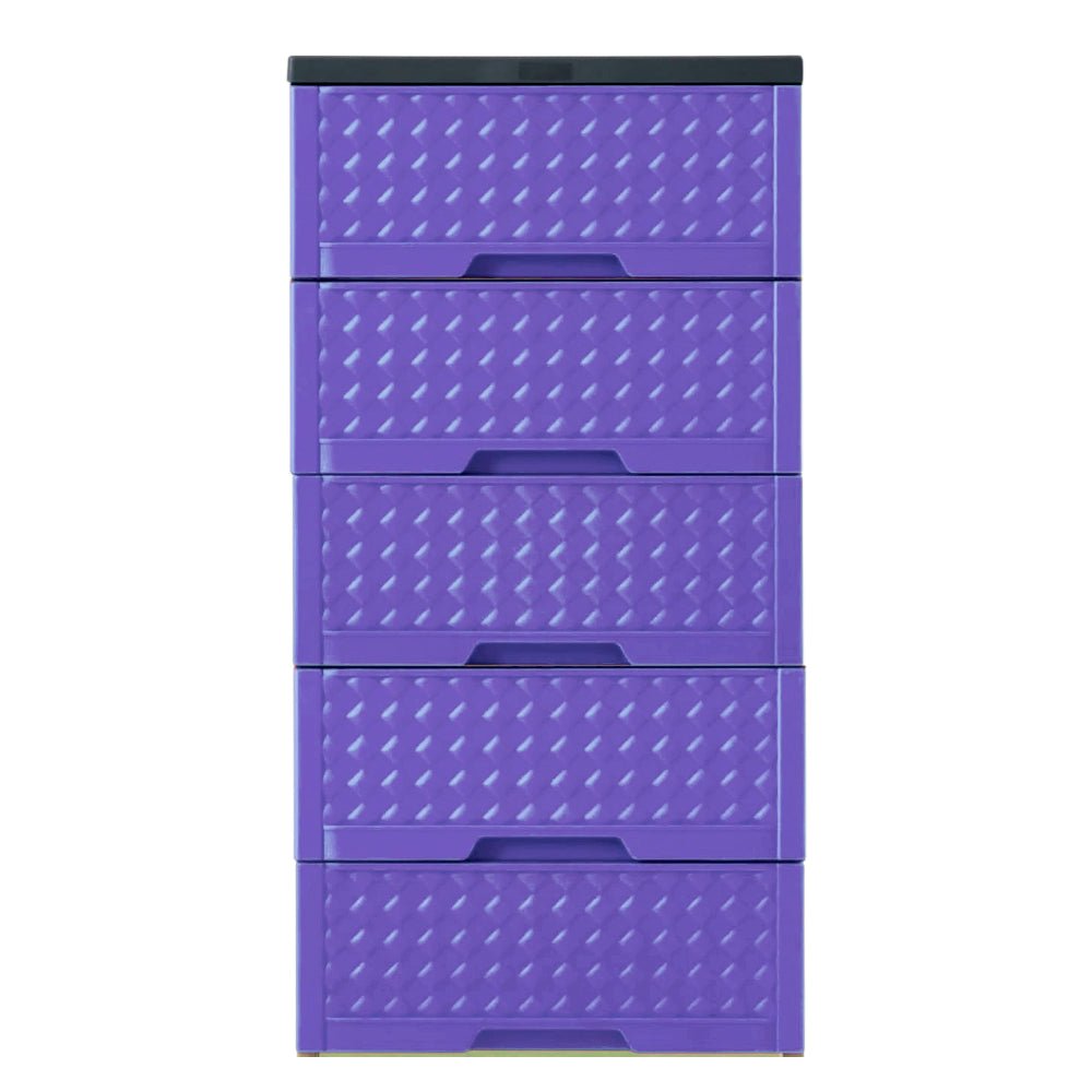Gavetero Moderno Plastek 5 Gavetas / Morado - Plastek - Titan.com.pa - 2150110312642