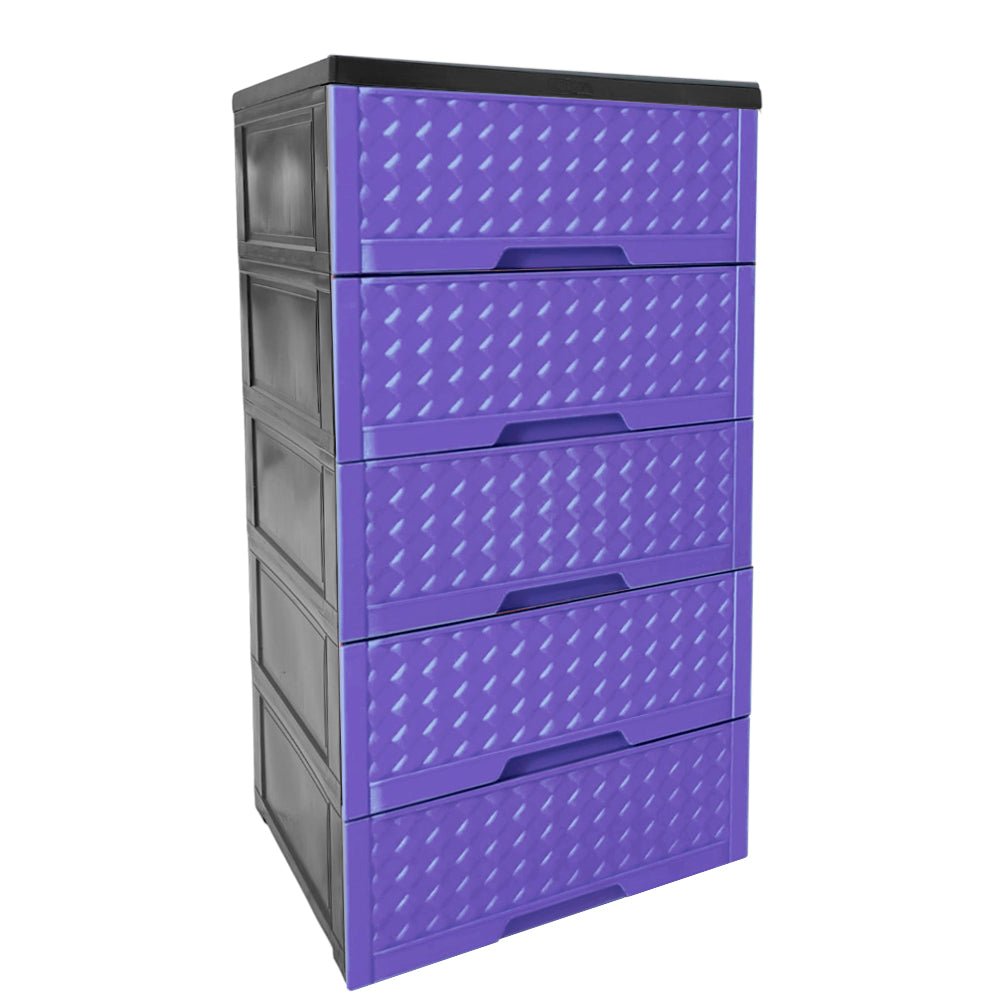 Gavetero Moderno Plastek 5 Gavetas / Morado - Plastek - Titan.com.pa - 2150110312642