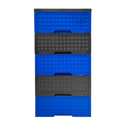 Gavetero Moderno Plastek 5 Gavetas / Plástico / Azul - Gris - Plastek - Titan.com.pa - 2150110312680