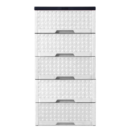 Gavetero Moderno Plastek 5 Gavetas / Plástico / Blanco - Plastek - Titan.com.pa - 2150110404460