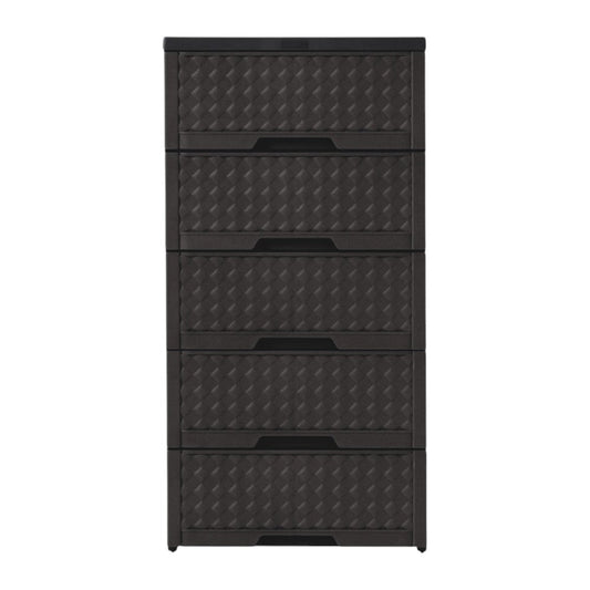 Gavetero Moderno Plastek 5 Gavetas / Plástico / Negro - Plastek - Titan.com.pa - 2150110601401