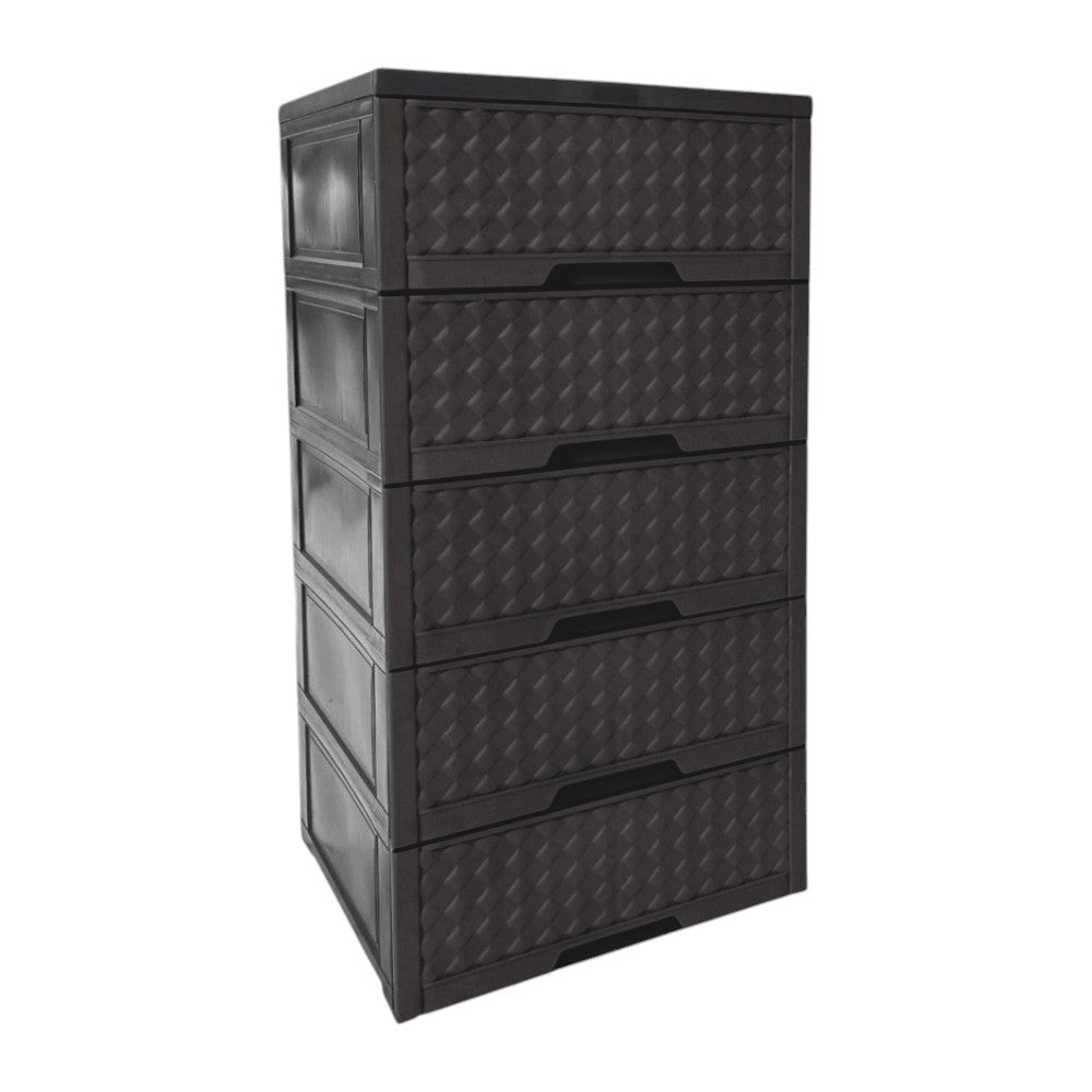 Gavetero Moderno Plastek 5 Gavetas / Plástico / Negro - Plastek - Titan.com.pa - 2150110601401