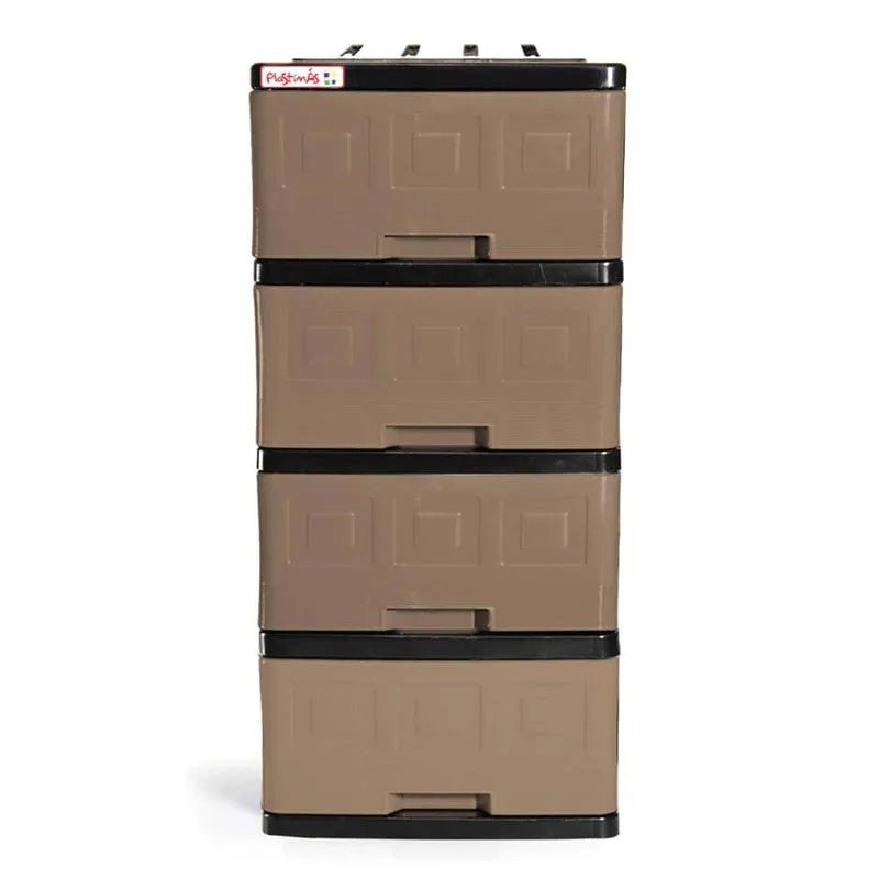 Gavetero Plastimas Chocolate 4 Gavetas - Plastimas - Titan.com.pa - 792612403439