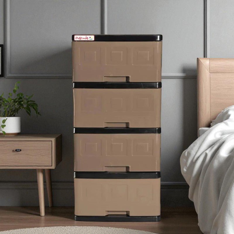 Gavetero Plastimas Chocolate 4 Gavetas - Plastimas - Titan.com.pa - 792612403439