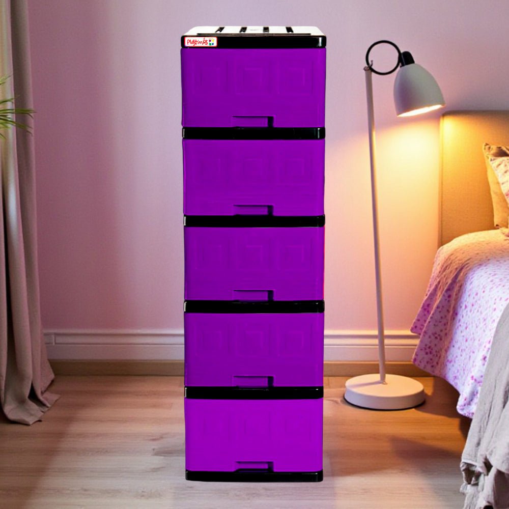 Gavetero Plastimás | Morado | 5 Gavetas - Plastimas - Titan.com.pa - 792612403279