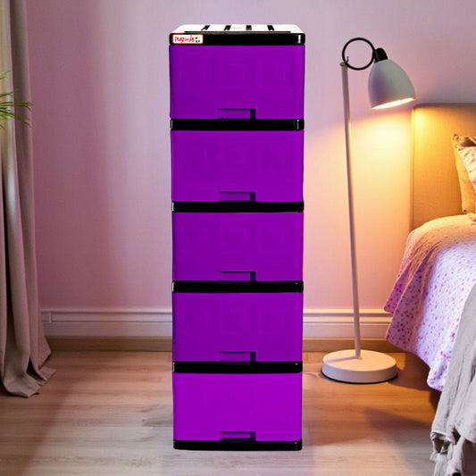 Gavetero Plastimás | Morado | 5 Gavetas - Plastimas - Titan.com.pa - 792612403279