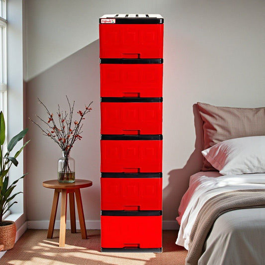 Gavetero Plastimas Rojo 6 Gavetas - Plastimas - Titan.com.pa - 792612403644