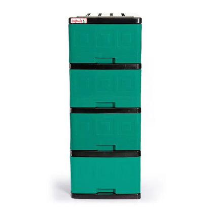 Gavetero Plastimas Verde Oscuro 4 Gavetas - Plastimas - Titan.com.pa - 7424628501733