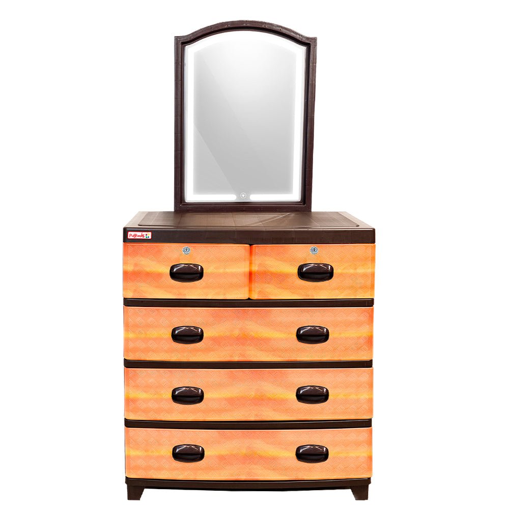 ¡Organiza tu espacio con alegría y funcionalidad con el Gavetero Supremo de Plastimas color naranja! ¡Haz tuyo el orden con estilo en Titán Panamá!