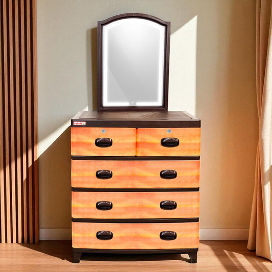 ¡Organiza tu espacio con alegría y funcionalidad con el Gavetero Supremo de Plastimas color naranja! ¡Haz tuyo el orden con estilo en Titán Panamá!