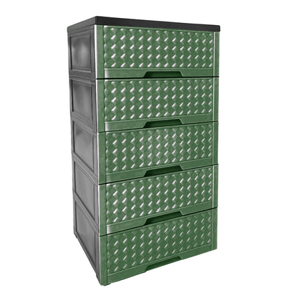 Gavetero Moderno Plastek 5 Gavetas / Verde