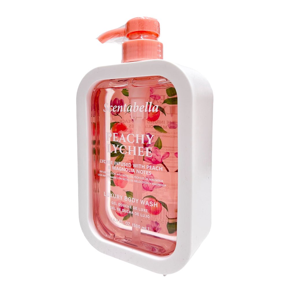 Gel De Baño Scentabella Peachy Lychee/Melocotón Y Magnolia 16.9 Oz - Scentabella - Titan.com.pa - 191554606586