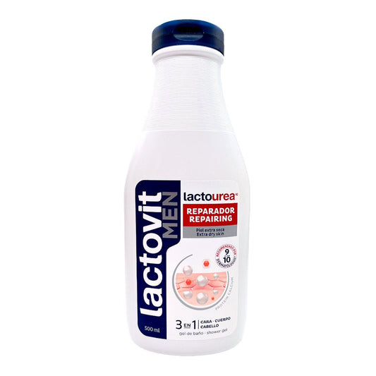 Gel De Ducha Lactovit Urea Men 500Ml - Lactovit - Titan.com.pa - 8411135005297