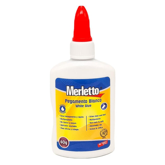 Goma Blanca Merletto Lavable 60 g