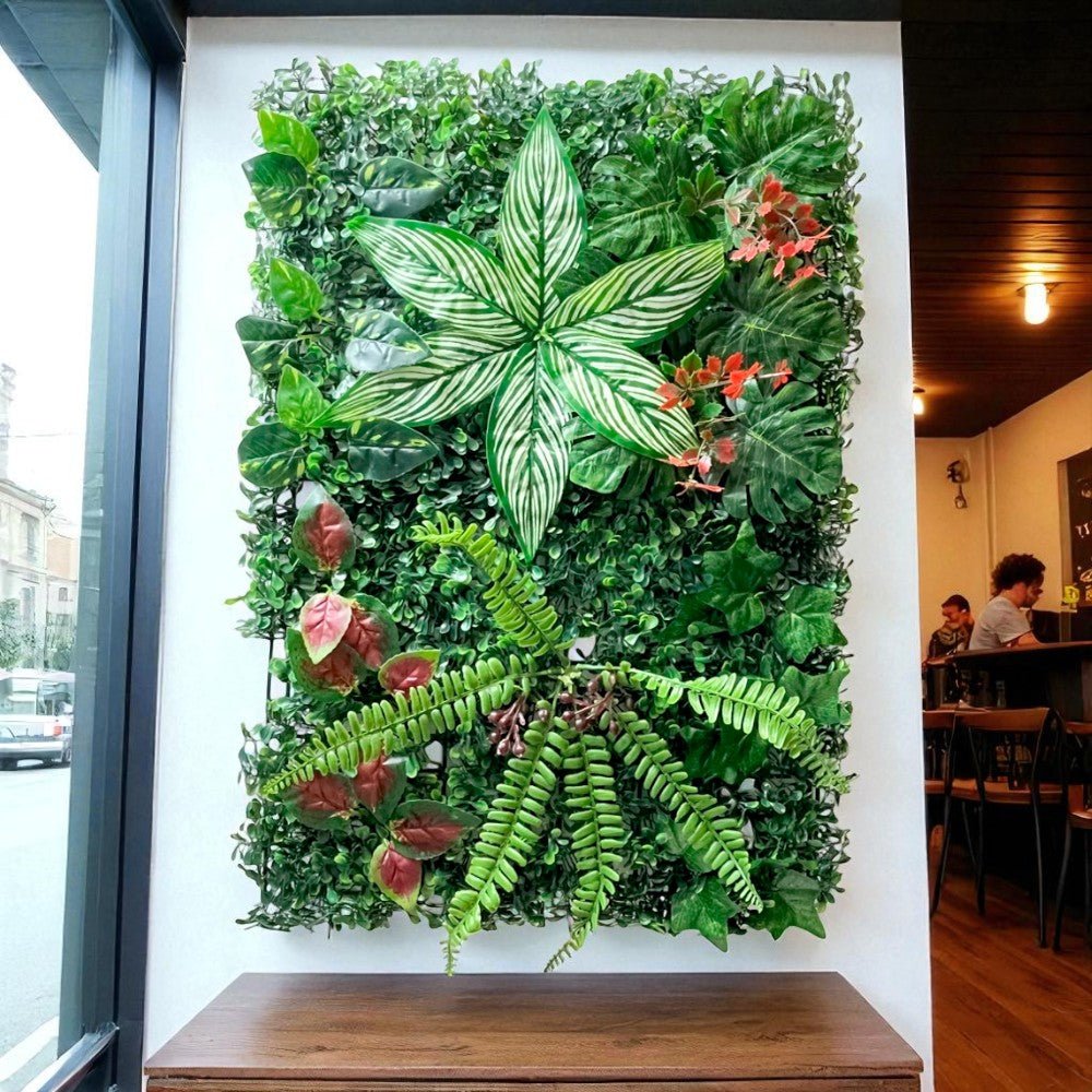 Grama Con Flores Artificiales Home Elegance / Decorativa / 60cm x 40cm - Home Elegance - Titan.com.pa - 2100000264063