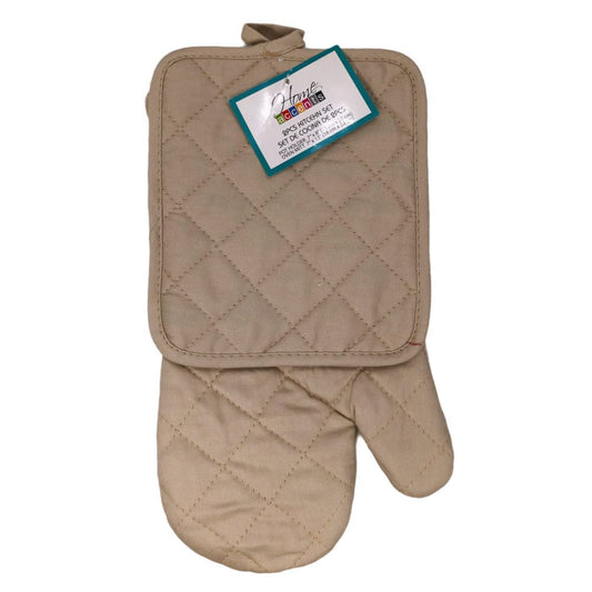 Guante y Agarrador de Ollas Home Accents 2 Piezas